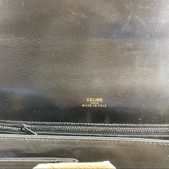 CELINE HORSE CARRIAGE SHOULDER BAG BLACK - Picture 10 of 11